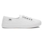 Rocket Dog Chow Chow Womens White Canvas Shoe - Size 5 UK - White - Image 9