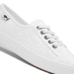 Rocket Dog Chow Chow Womens White Canvas Shoe - Size 5 UK - White - Image 5