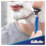 Gillette Mach3 Start Razor + 2 Sheets with Aqua-Grip Handle for Full Control Even Wet - Image 2