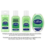 Carex Aloe Vera Antibacterial Hand Sanitiser Gel, Anti Viral Action, 70 Percent Alcohol, Cleans, Cares and Protects, Bulk Buy, Pack of 12 x 50 ml - Image 6