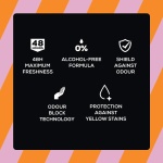 Right Guard Mens Deodorant, Total Defence 5 Sport Anti-Perspirant Spray, Multipack, 150 ml, Pack of 6 - Image 4