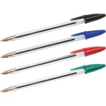BIC Cristal Original Ballpoint , Comfortable Biro Pens, Medium Point (1.0mm), Assorted Colours, Pack of 10 - Image 6