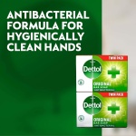 Dettol Soap Original Antibacterial Bar - 2 Twin Pack, 4 x 100g Antibacterial Hand & Body Soap Bar – Disinfects and Kills 99.99% of Germs, Ideal for Handwashing and Cleansing - Image 3