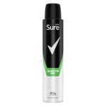Sure Men Quantum Dry Anti-Perspirant Aerosol Men's Deodorant with MotionSense technology and citrusy, spicy & woody notes for 48 hour protection against sweat and odour 6x 200 ml - Image 6