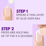 Nailene Ultra-Quick Nail Glue Clear 3g - Image 2