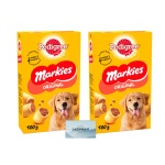 Markies 500g Bundle of 2 - Crunchy Biscuits with Succulent Flavors, Perfect for Playtime - Pedigree