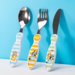 Bluey Children's Kids 3pcs Cutlery Set - Knife/Fork/Spoon - Image 5