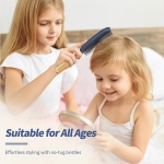 SHINLEA Detangler Hair Brush For Wet & Dry Hair, Blow-Drying Styling Hairbrush for Women, Men, kids, Reduces Breakage, Eliminates Knots, Ball Tipped Bristles Hairbrush - Image 6