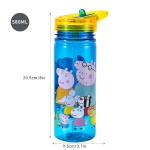 Peppa Pig 580ml Water Bottle for Kids School Drinks Bottle Made of Durable Tritan Reusable BPA Free - Image 8