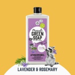 Marcel's Green Soap - Washing Up Liquid Lavender & Rosemary - Dishwashing Liquid - Vegan - Recycled Plastic - 97% Biodegradable - 500 ML - Image 2