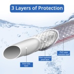 Universal Washing Machine and Dishwasher Cold Water Fill Inlet Pipe Hose - 2.5m Long Feed - Image 4