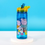 Peppa Pig 580ml Water Bottle for Kids School Drinks Bottle Made of Durable Tritan Reusable BPA Free - Image 4