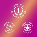 Durex Pleasure Me, 40 Condoms, Dotted and Ribbed, Regular Fit, With Extra Silicone Lube, Trusted Durex Protection, With Silicone Lube, Easy on Shape, Teat Ended, Natural Latex - Image 4