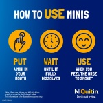 NiQuitin Minis Mint 2 mg Lozenges - Effective Smoking Craving Relief - Practical Pocket-Sized Container - 100 Mini Lozenges - Relieve Sudden Cravings - Reduce and Quit Smoking Aid - Image 6