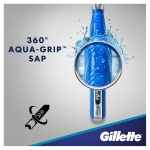 Gillette Mach3 Start Razor + 2 Sheets with Aqua-Grip Handle for Full Control Even Wet - Image 5