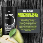 Lynx Shower Gel 12 Hours of Long Lasting Refreshing Fragrance Body Wash with Plant-Based Moisturisers for Men XXXL Size Body Cleanser for Naturally Soft Skin, 700ml (Black, Buy 3) - Image 5