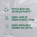 Radox Mineral Therapy Feel Moisturised body wash pack of 6 shower gel with a chamomile & oat fragrance for a soothing shower experience 450 ml, White - Image 2