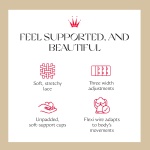 Triumph Womens Amourette 300 W X Bra, Black, 40F UK - Image 5