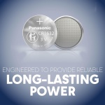 Panasonic CR1632 3.0 Volt Long Lasting Lithium Coin Cell Batteries in Child Resistant, Standards Based Packaging, 4-Battery Pack - Image 7