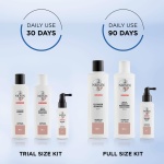 Nioxin 3-Part System | System 3 | Coloured Hair with Light Thinning Hair Treatment | Scalp Therapy | Hair Thickening Treatment | Cleanser Shampoo | 1000 ml - Image 3