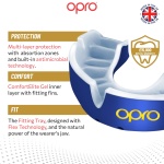 OPRO Gold Level Mouthguard Premium Fit – Gum Shield Adult and Kids – OPRO Mouth Guard Boxing and MMA, Easy Self-Fit Gum Shield Rugby and Hockey – Premium Protection with Dental Warranty - Image 6