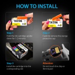 Smart Ink Compatible Ink Cartridge Replacement for HP 903 903XL High Yield 4 Multipack (Black XL & C/M/Y) with Advanced Chip Technology to use with HP Officejet 6950 Officejet Pro 6960 6970 All-in-one - Image 3