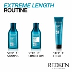 REDKEN Conditioner, Biotin & Castor Seed Oil, For Longer, Stronger Hair, Extreme Length, 300 ml - Image 2