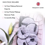 Ogato® Reusable Makeup Remover Pads and Eye Makeup Remover Pads Set - Just Use Water- XL Reusable Face Pads - Eco Friendly - FREE Laundry Bag - Makeup Remover Cloth For All Skin Types - Image 4