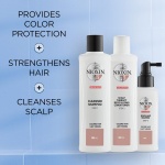 Nioxin 3-Part System | System 3 | Coloured Hair with Light Thinning Hair Treatment | Scalp Therapy | Hair Thickening Treatment | Cleanser Shampoo | 1000 ml - Image 7