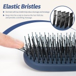 SHINLEA Detangler Hair Brush For Wet & Dry Hair, Blow-Drying Styling Hairbrush for Women, Men, kids, Reduces Breakage, Eliminates Knots, Ball Tipped Bristles Hairbrush - Image 11