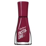 Sally Hansen Insta-Dri Nail Polish, Just in Wine, 60 Seconds Quick Drying, Long Lasting, Streak Free, Shiny Finish, 3-in-1 Formula, Built in Base and Top Coat, 9.17ml