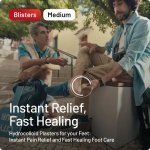 Compeed Blister Plasters Medium Size 12 Pack - Hydrocolloid Foot Treatment - Heal Fast - Image 6