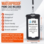 Swim Buoy Tow Float Highly Visible Swimming Float Dry Bag with Adjustable Waist Belt, Carry Strap, Waterproof Phone case for Open Water, Water Sports, Swimming 28l Pink - Image 3