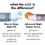 e.l.f. SKIN Youth Boosting Blue-ty Sleep Night Oil, Gentle Overnight Face Oil, Nourish Skin, Lightweight Formula, Vegan & Cruelty-Free - Image 3
