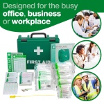 Safety First Aid Group Workplace First Aid Kit (Medium 11-20 Persons) Economy HSE-Compliant with Inspection Tags, Accident Book, Wall Bracket, Extra Plasters - Image 6