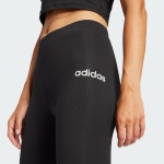 adidas Women's ESSENTIALS LINEAR COTTON LEGGINGS, Black/White, M - Image 4