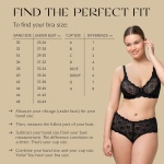 Triumph Womens Amourette 300 W X Bra, Black, 40F UK - Image 3