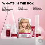 L'Oréal Excellence Créme 8.1 Natural Ash Blonde: Hyaluronic Acid for 10x Nourished, 2x Shinier Hair & 100% Grey Coverage. - Image 5