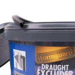 Stormguard 25 m Black UPVC Rubber Door and Window Seal Replacement - Image 2