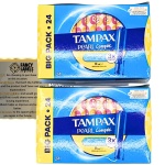 Tampons Multipack Bundle with 2X Tampax Compak Pearl Regular Tampons Applicator 24 Count - 48 Total Count - Comfort, Protection and Discretion - Image 6