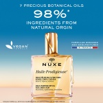NUXE Huile Prodigieuse Multi-Purpose Dry Oil 100ml, Iconic Nourishing Oil, For Face, Body & Hair, Repairs & Enhances with Satin Finish, Vegan Formula - Image 7
