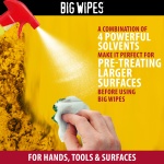 Big Wipes Power Spray 1L, Fast-Acting Specialist Cleaning Spray for Surfaces, Tools & Hands. Biodegradable, Ideal for Larger Surface Areas, 4 Bio-based Power Solvents, Skin Kind, Fresh Fragrance - Image 7