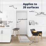 V33 Renovation Multi-Surface Paint - No Undercoat Needed - Over 20 Surfaces - Resistance To Water Stains & Impact - High Coverage - White 2 Litres - Image 4