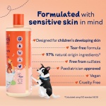 Childs Farm Kids Hair & Body Wash, Sweet Orange | Tear-free, Gently Cleanses | Suitable for Dry, Sensitive Skin, 500ml - Image 4