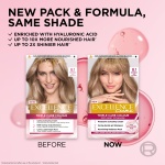 L'Oréal Excellence Créme 8.1 Natural Ash Blonde: Hyaluronic Acid for 10x Nourished, 2x Shinier Hair & 100% Grey Coverage. - Image 9