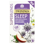 Twinings Superblends Sleep Tea - Spiced Apple & Vanilla Herbal Tea Infusion with Camomile & Passion Flower - 20 Biodegradable Tea Bags